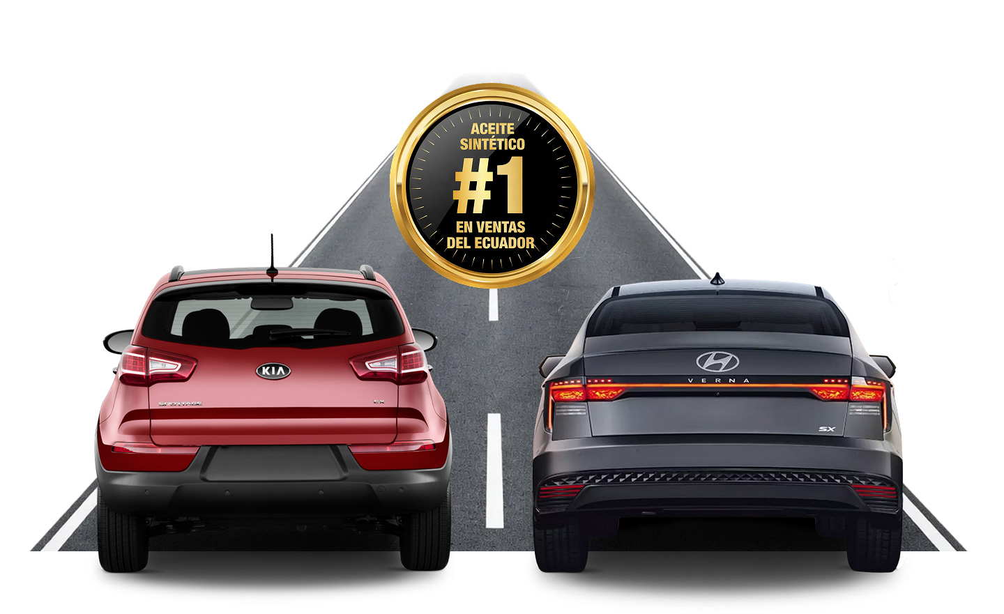 Aceite sintético S-OIL 7 número 1 en ventas para vehículos Kia y Hyundai en Ecuador.